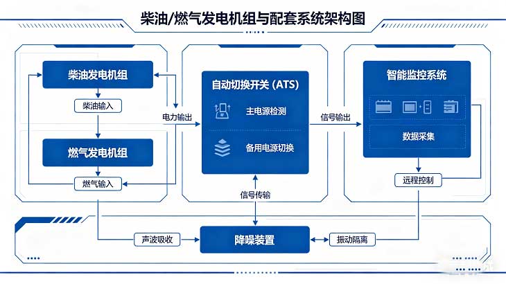 大型工业用发电机组不同场景的选购