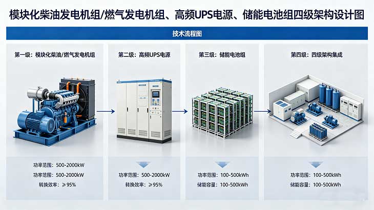 华全模块化柴油发电机组-数据中心应急电源核心设备